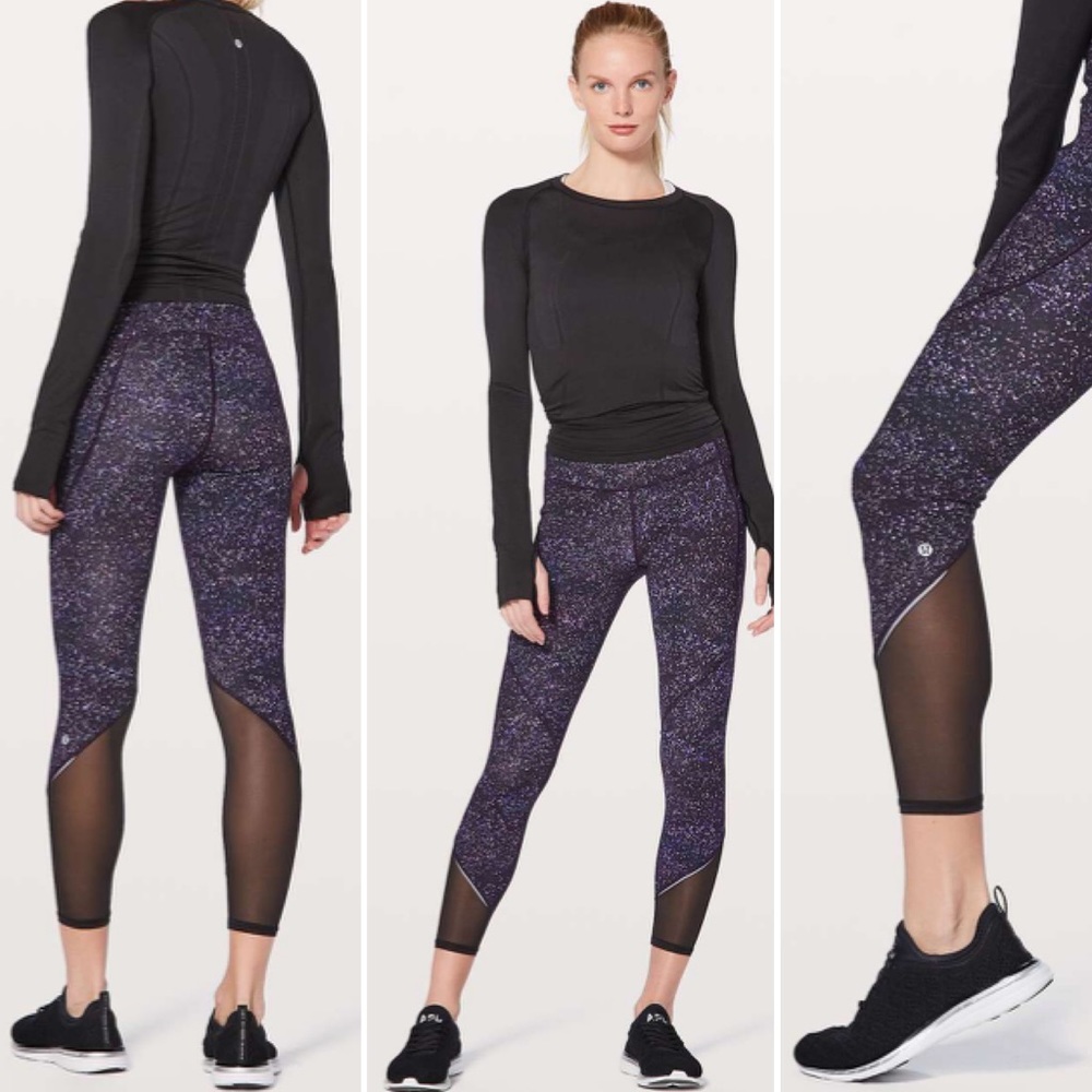 NWOT Lululemon Gait Keeper 7/8 Tight Crystalline